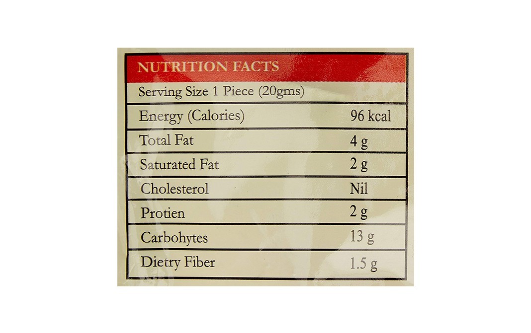 Daadi's Golden Wheat Crisps Tangy Pudian Khakhra   Pack  180 grams
